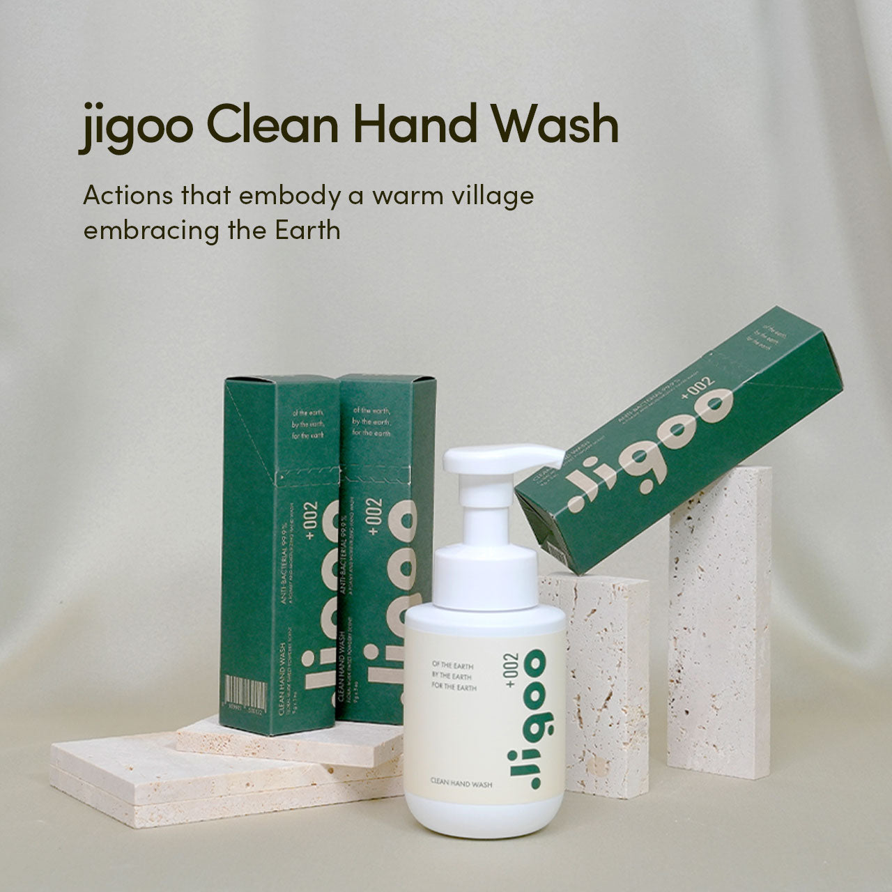 JIGOO CLEAN HANDWASH (Bottle and refill sold as a set)