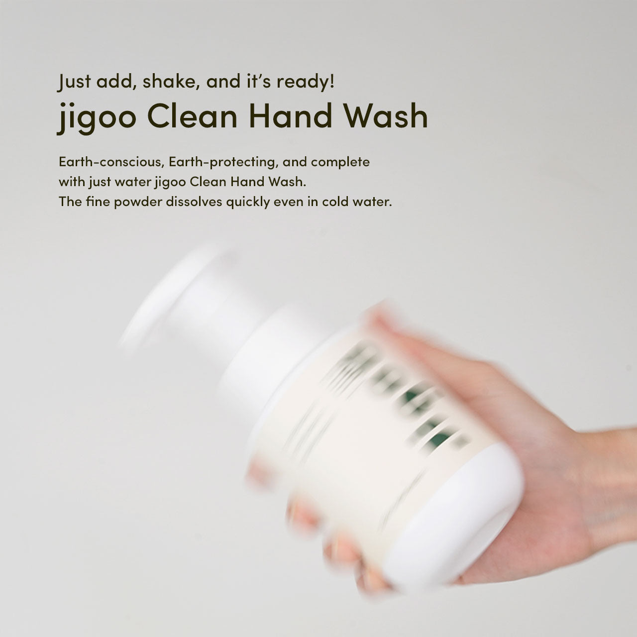 JIGOO CLEAN HANDWASH (Bottle and refill sold as a set)